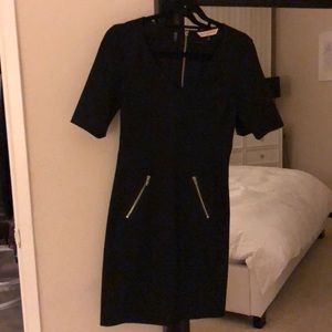 Rebecca Taylor size 0 black work dress